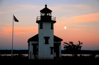 Pt Robinson sunset with moon